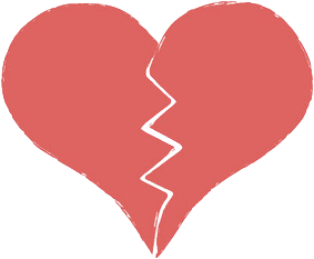 ひび割れたハート