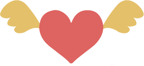 羽があるハート